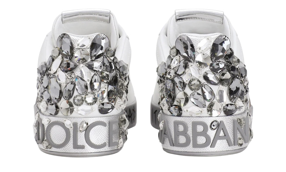 DOLCE & GABBANA White ‘Portofino’ Sneakers
