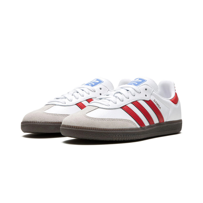 ADIDAS SAMBA OG "White / Better Scarlet"