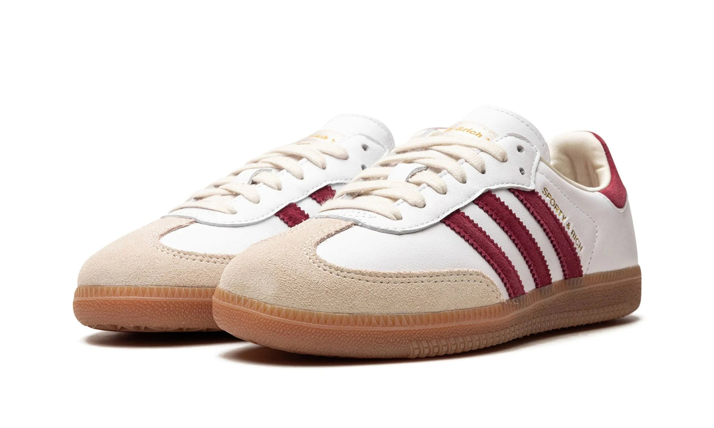 ADIDAS SAMBA OG "Sporty & Rich - White Core Burgundy"