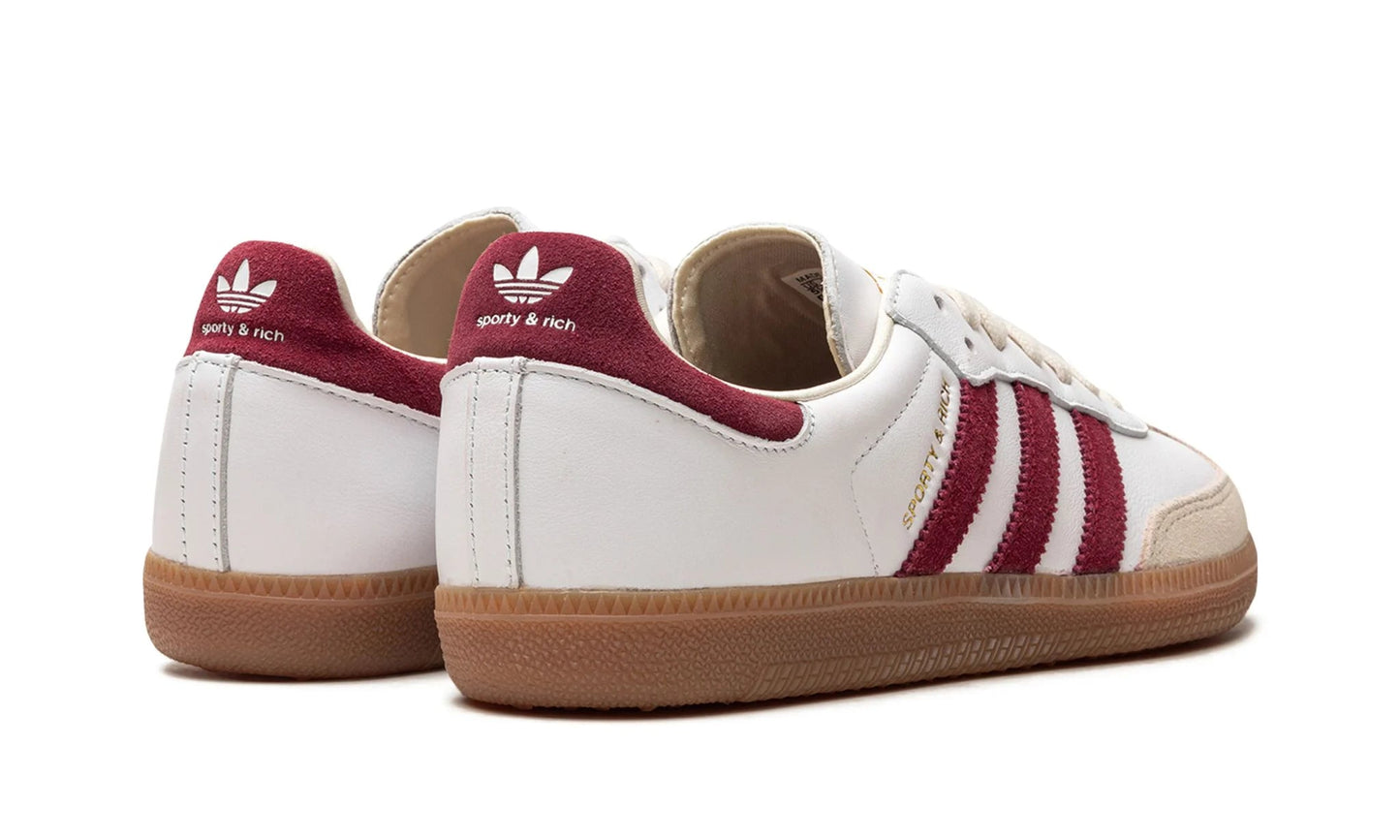 ADIDAS SAMBA OG "Sporty & Rich - White Core Burgundy"
