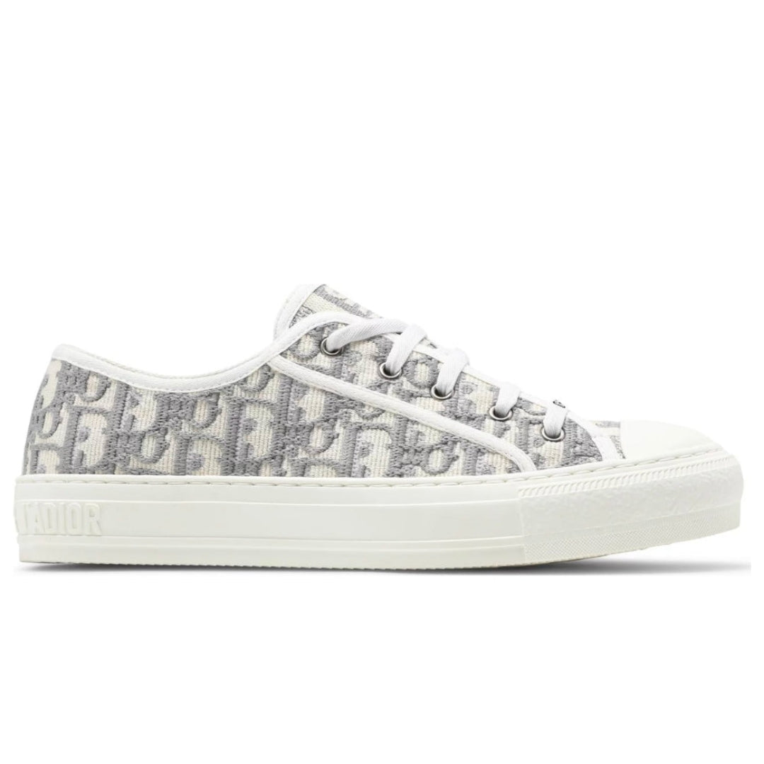 Walk'N'Dior Embroidered Canvas Low 'Grey'