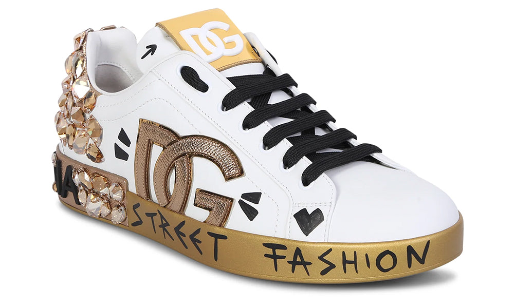 DOLCE & GABBANA Logo Patch Sneakers