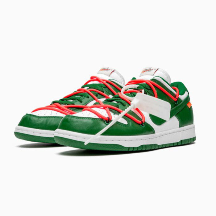 Off-White x Nike Dunk Low 'Pine Green'