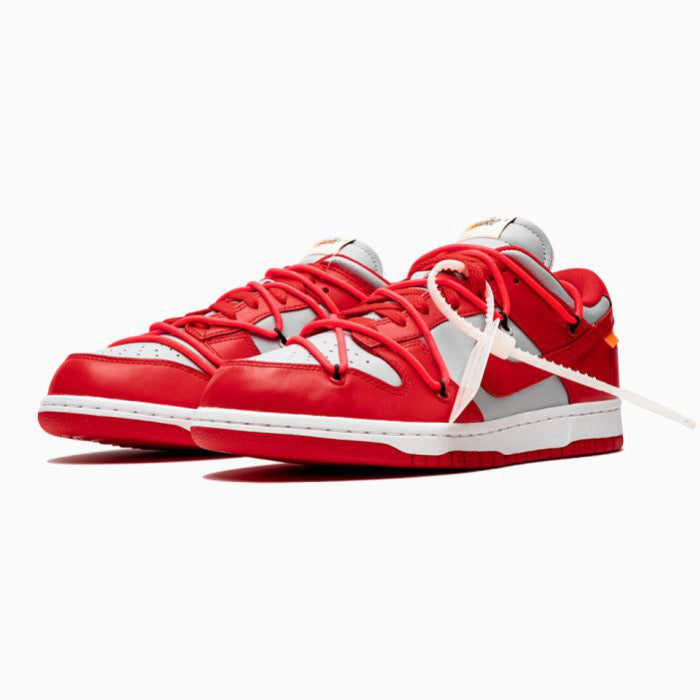 Off-White x Nike Dunk Low 'University Red'