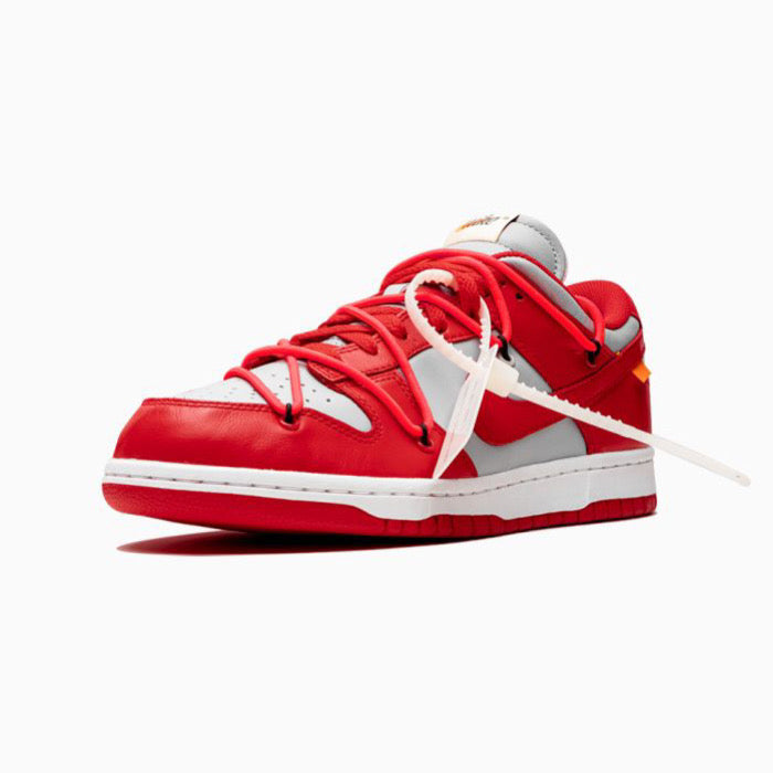 Off-White x Nike Dunk Low 'University Red'