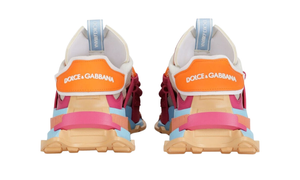 DOLCE & GABBANA Mixed-Material Space Sneakers
