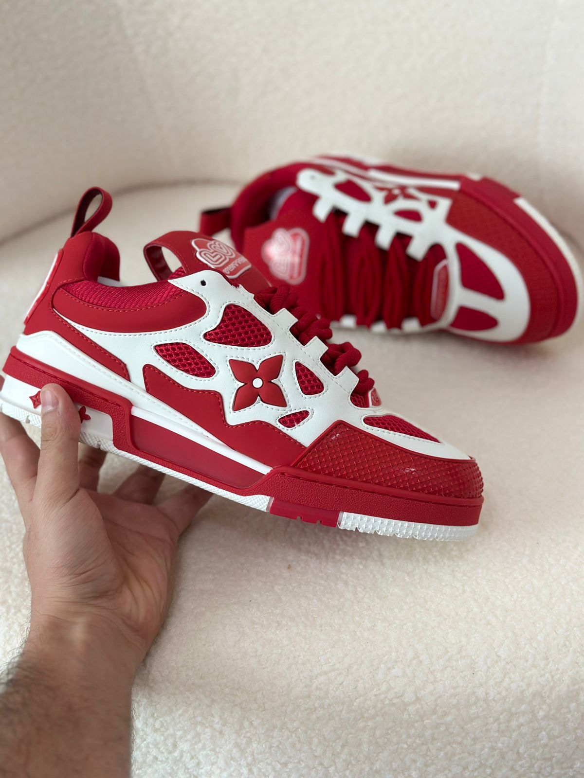 LV LOUIS VUITTON SKATE RED