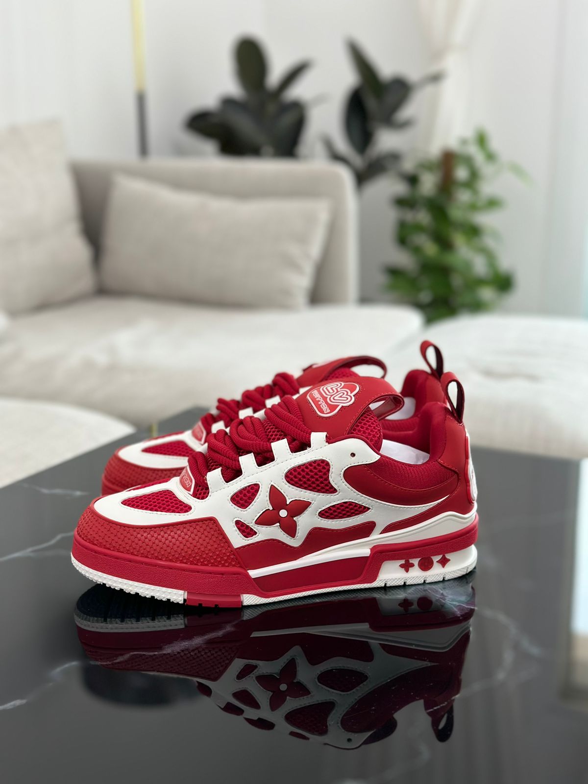 LV LOUIS VUITTON SKATE RED