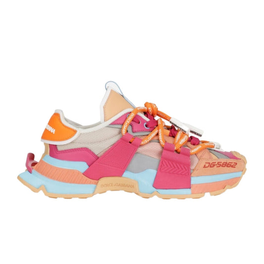 DOLCE & GABBANA Mixed-Material Space Sneakers