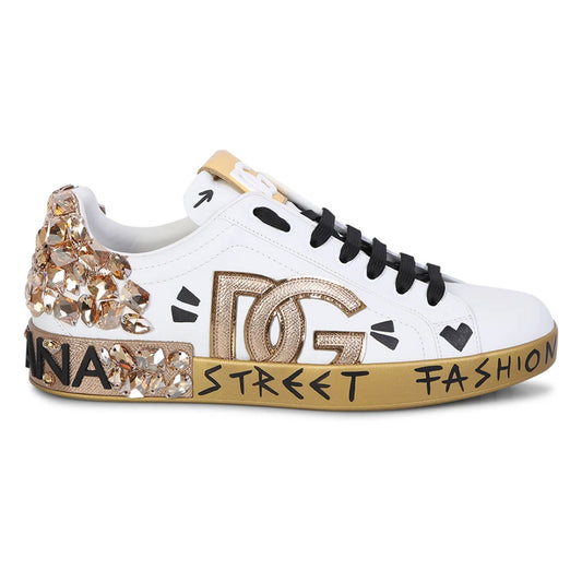 DOLCE & GABBANA Logo Patch Sneakers
