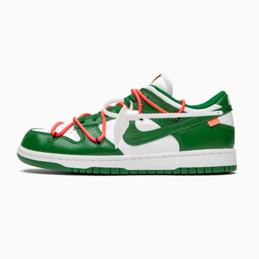 Off-White x Nike Dunk Low 'Pine Green'
