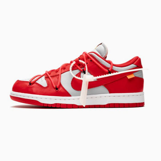 Off-White x Nike Dunk Low 'University Red'